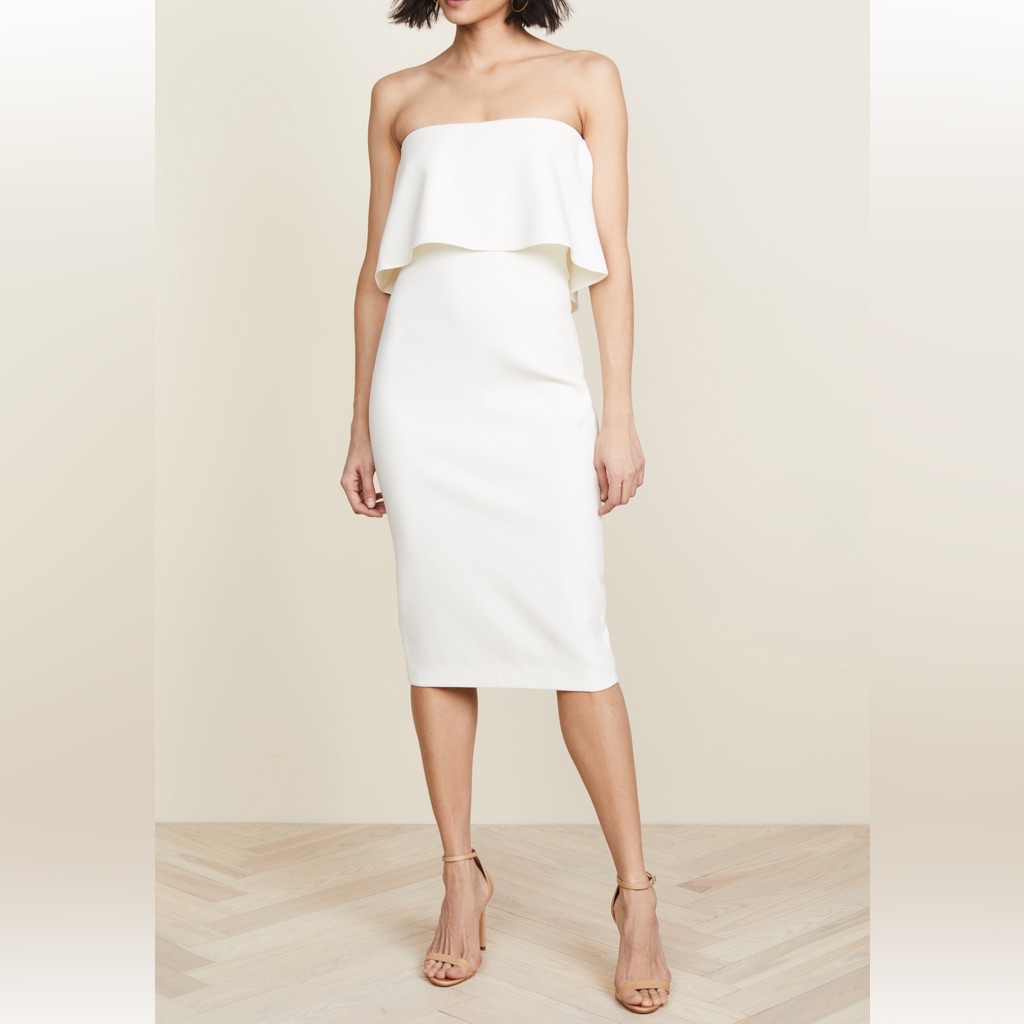 Nwt Likely Strapless Dress In Off-White